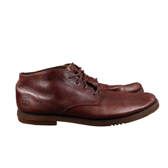 Timberland Shoes Mens 9 Yorkdale Chukka Leather Lace Up Streetwear Classic Brown main image 12